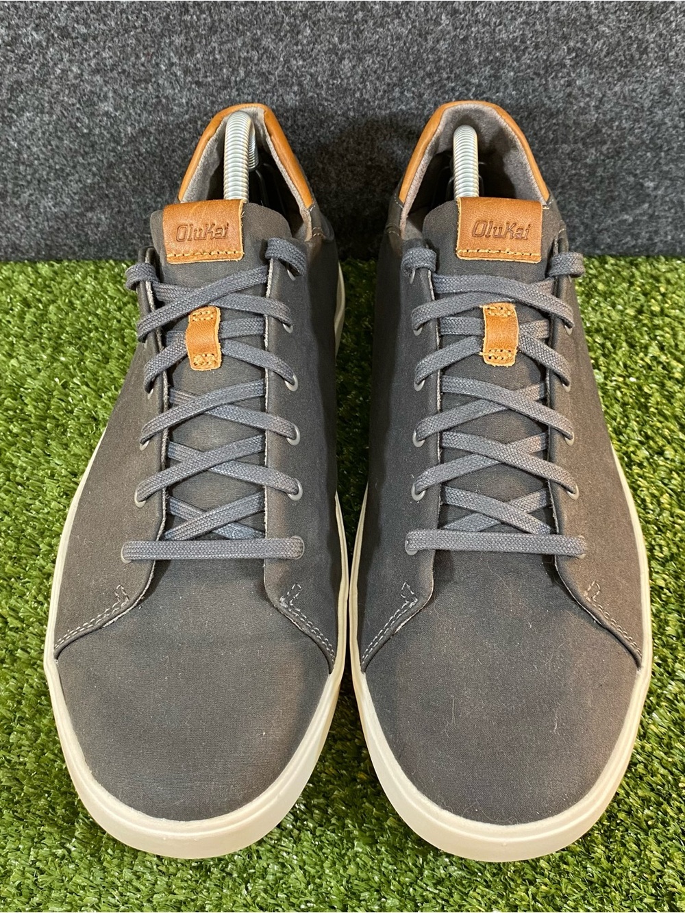 Olukai Lae'ahi Li Casual Sneaker Shoes Men's Size 11 Grey Stone